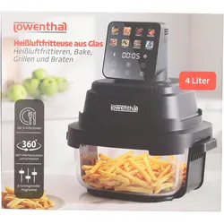 Löwenthal 4in1 Tragbarer Air Fryer - schwarz