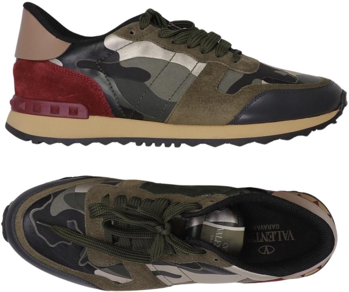 Valentino Garavani Herren Sneaker, Mehrfarbig, Gr. EU 40, kein / Etikett - Second Hand