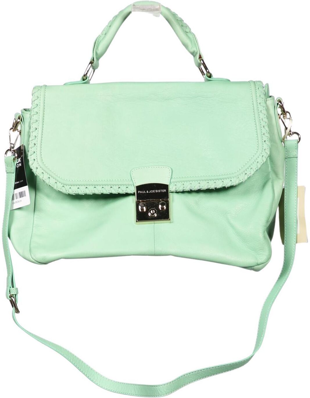 Paul & Joe Sister Damen Handtasche gross Leder, Hellgrün, Leder - Second Hand