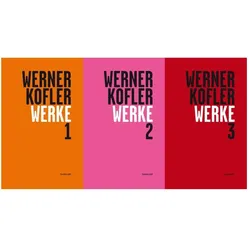 Werke (3 Bände im Schuber), Belletristik von Werner Kofler