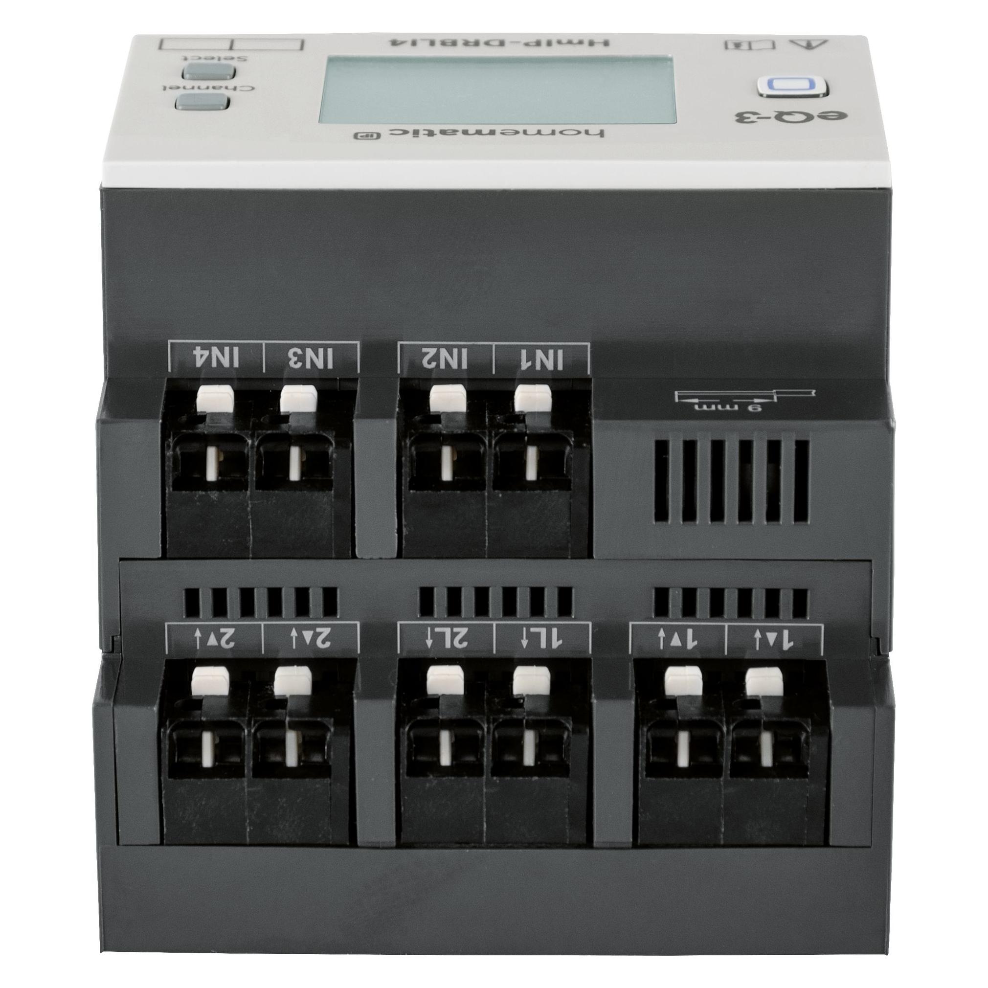 Homematic IP Jalousieaktor für Hutschienenmontage (Rolladenaktor) (HmIP-DRBLI4)