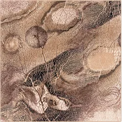 TEPGO Wollteppich Sinan dunkelbeige 200x200 cm