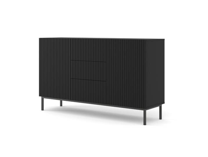 KOMMODE Schwarz, Schwarz, Schwarz 150/87/42