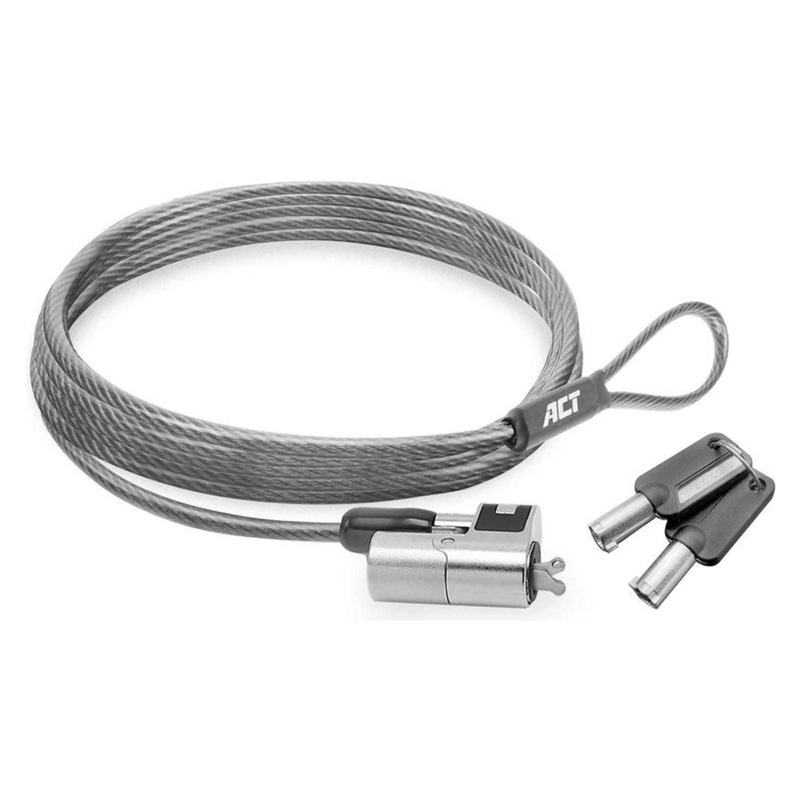 ACT Wedge Laptop Lock with keys (AC9040)
