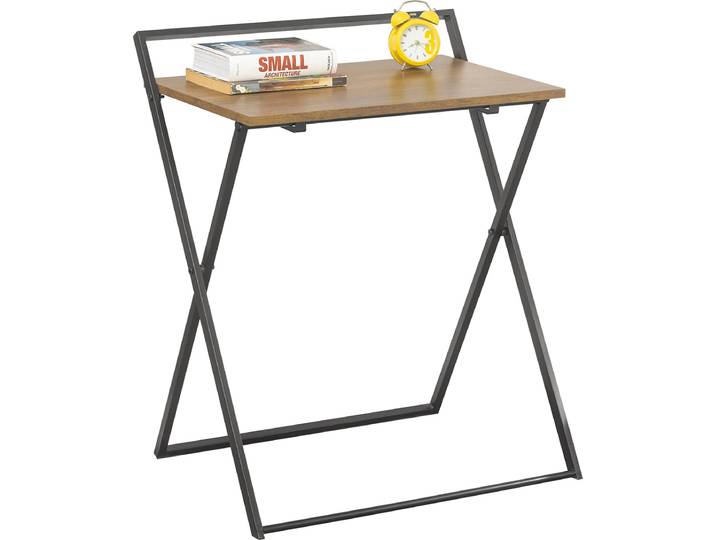 SoBuy FWT88-F Kleiner Schreibtisch klappbar Computertisch Arbeitstisch Home-Office Snack Klapptisch Beistelltisch BHT ca.: 63x77x45cm