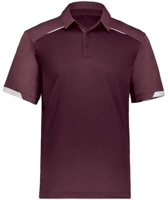 Russell Athletic R20DKM Legend Polo Shirt in Maroon size 2XL   Polyester