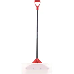 Freund Victoria, Schneeschaufel, Schneeschieber SnowPusher Fieberglasstiel D-Griff Kunststoffb...