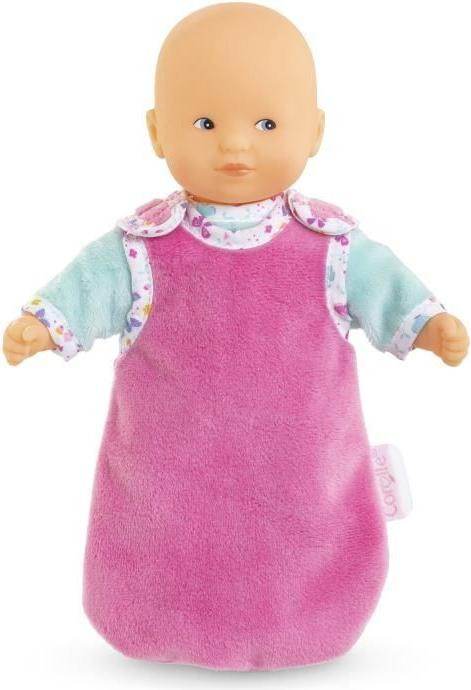 Corolle Mini Calin Bonne Nuit pop met vlindermotief en 2 accessoires, 20 cm