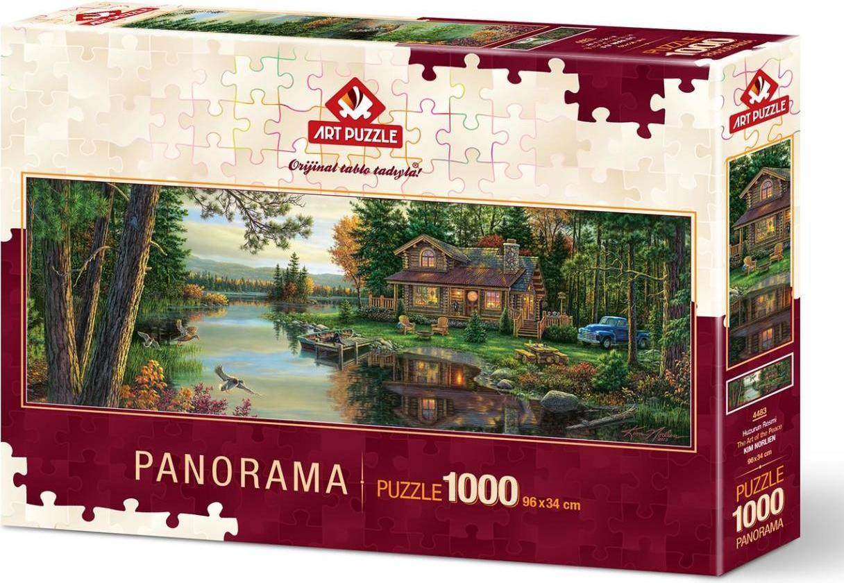 ART PUZZLE Panorama-puzzel Rust in de hut 1000 stukjes