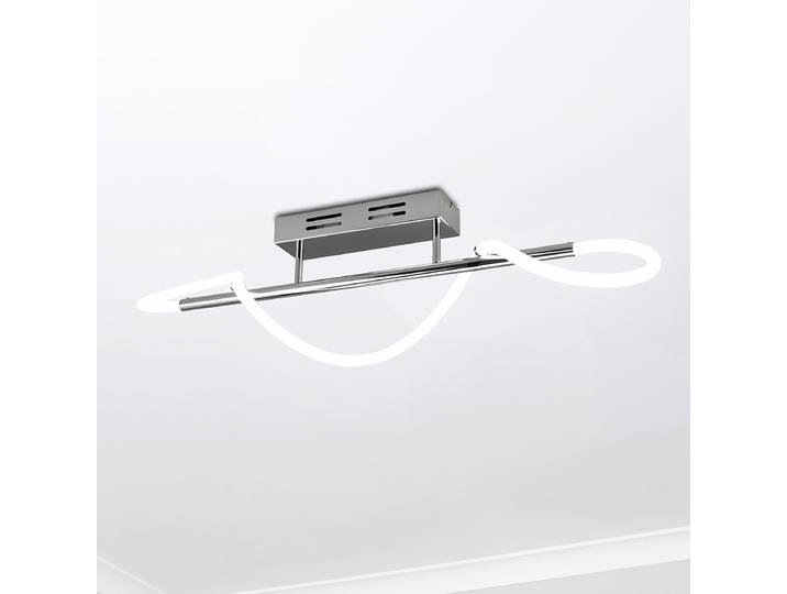 Plafonnier LED Argos 105 x 30 x 34cm Argenté Fer verni Silicone LED Module LED