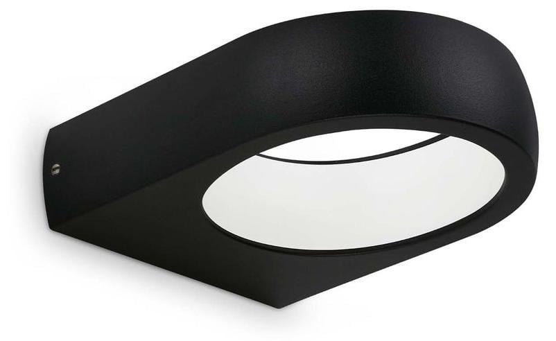 Telefunken PUKA LED buitenwandlamp, zwart, neutraal wit, IP44, 7,5W