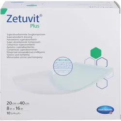Zetuvit Plus Extrastarke Saugkompr.steril 20x40 cm 10 ST
