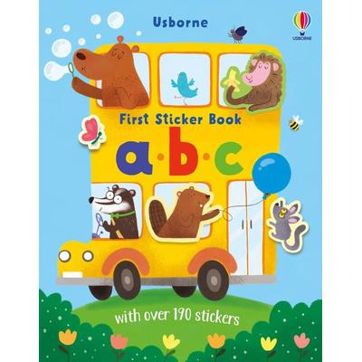 First Sticker Book abc, von Alice Beecham, Usborne Publishing, 978-1-80370-277-3