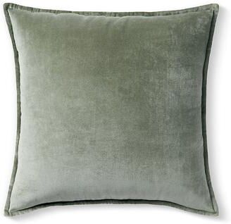 Vienna Velvet Pillow - Green - Grandin Road