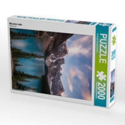 CALVENDO Puzzle Moraine Lake | 2000 Teile Lege-Größe 90 × 67 cm Foto-Puzzle für glückliche Stunden