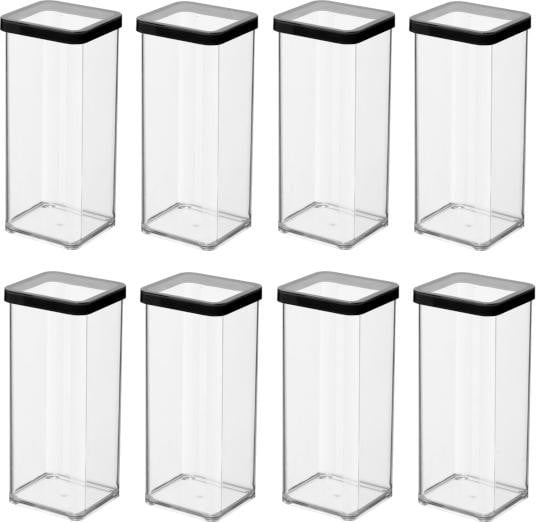 Rotho LOFT voedselcontainer 1,5 l - zwart