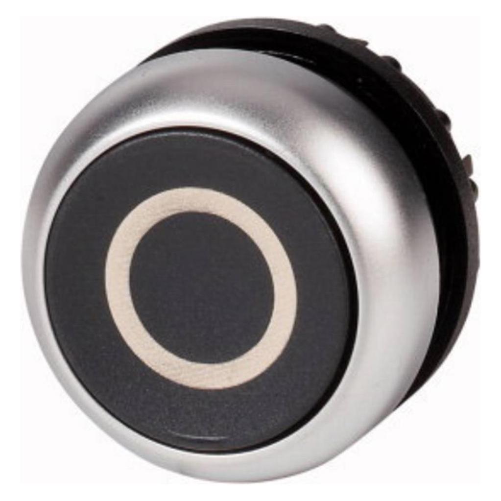 Eaton Actuator, push, black, flush '0' (M22-D-S-X0)