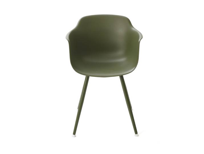 Armlehn-Stuhl Alba grün Sitz/Beine 57x80x52 cm