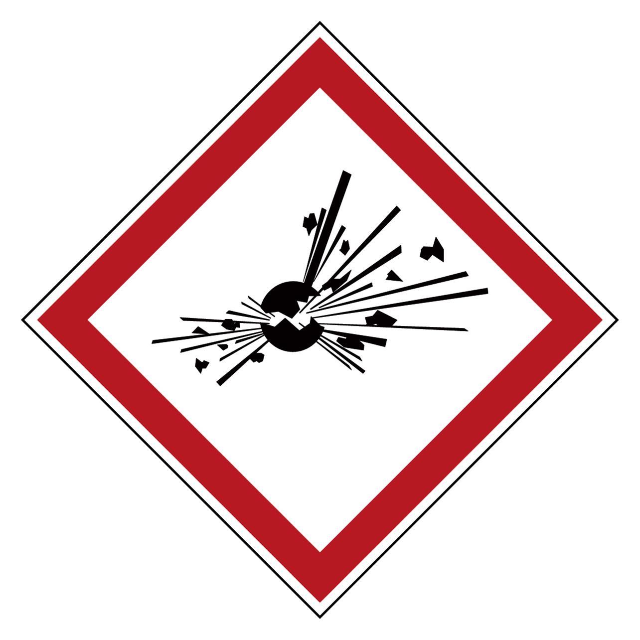 Brady Minipiktogramme Gefahrgutkennzeichnung (MINI PIC1801-10X10-GHS01/96)