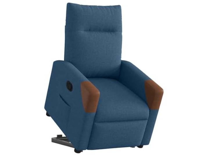 vidaXL Relaxsessel mit Aufstehhilfe Blau Stoff