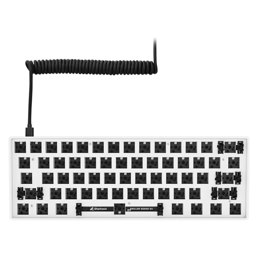 Sharkoon SKILLER SGK50 S4 Barbone (weiss, ANSI-Layout) (US, Kabelgebunden) (4044951038893)