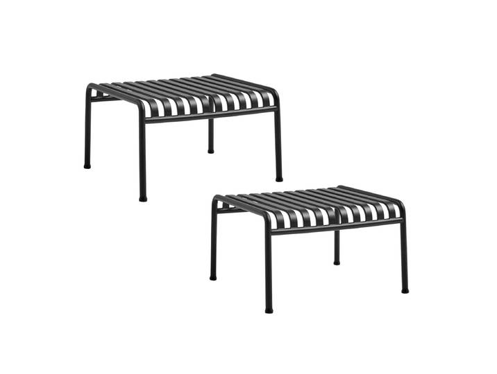 HAY - Palissade Ottoman, anthrazit (2er-Set)