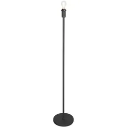 Mexlite Stehleuchte NOOR, ohne Schirm, 1-flammig, E27, IP20, dimmbar, schwarz STE-3403ZW