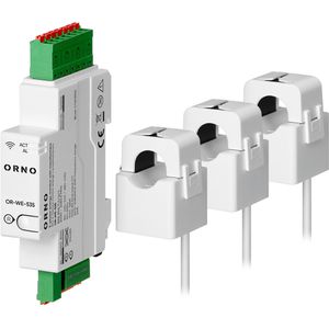 Orno Stromzähler OR-WE-535, 120A, WLAN, digital, Drehstromzähler, 3-phasig, für Hutschiene