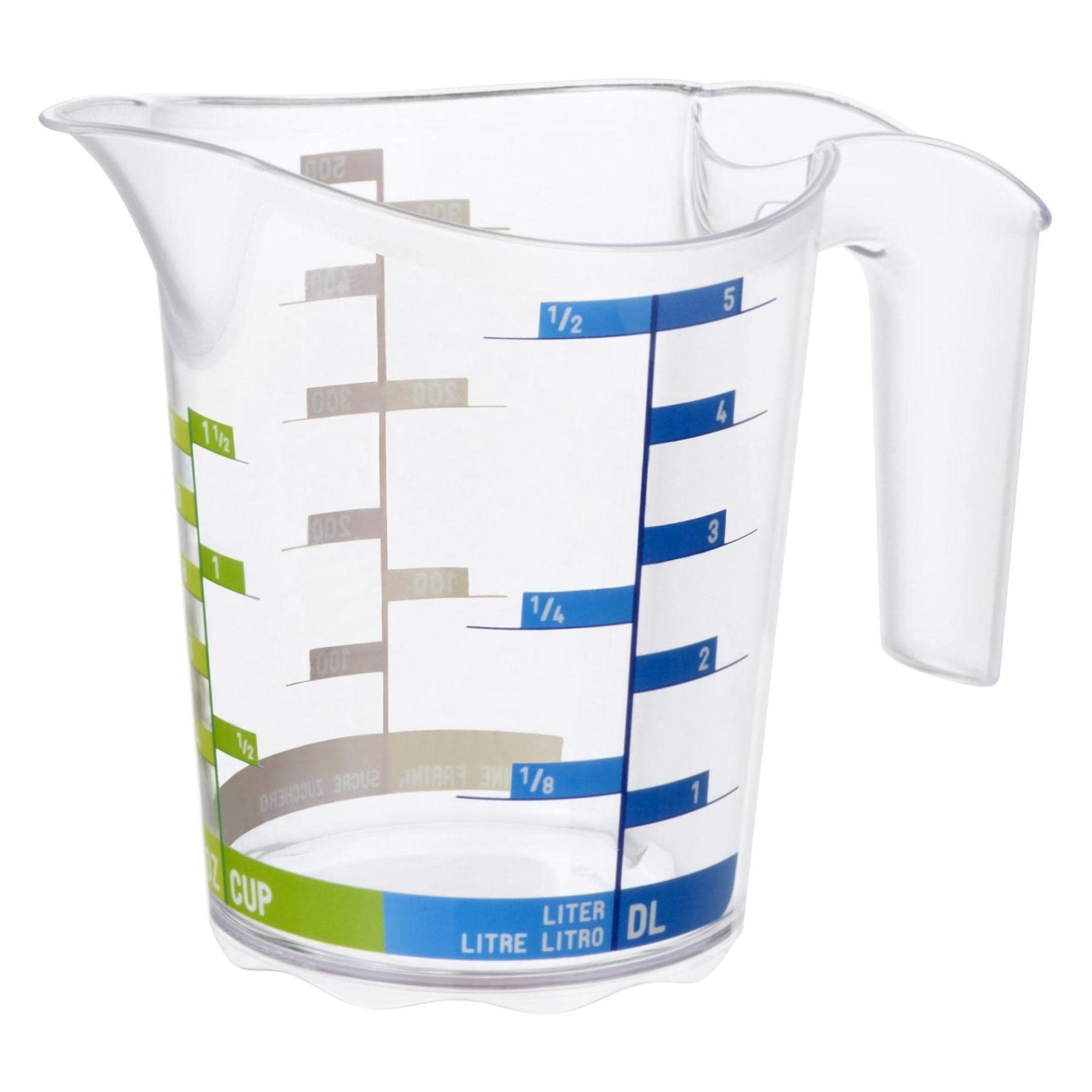 Rotho Messbecher Domino Dekor (500 ml) (7505096379WS)