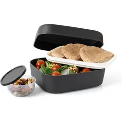 Amuse 3-in-1 Lunchbox, Lunchbox, Schwarz