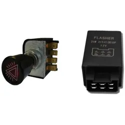 Warnblinkschalter + Blinkgeber Oldtimer | universal verwendbar