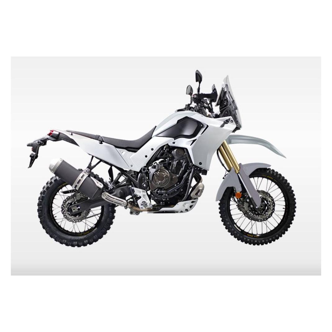 Racetech (RTECH) Komplettes Vorderradkotflügel mit Teleskop-Schutzbügeln (Stossdämpfern) für Yamaha (Schutzblech vorne) (KITT7F-GR0-024)