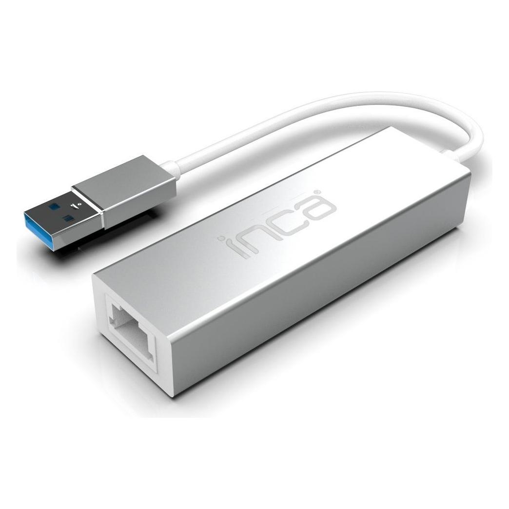 Inca Adapter IUSB-03TX Ethernet > USB und Typ-C 1000Mbit (USB 2.0, USB 3.0, RJ45 (1x)) (IUSB-03TX)
