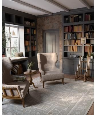 Momeni Nirvana Hand Woven Wool and Jute Medallion Area Rug