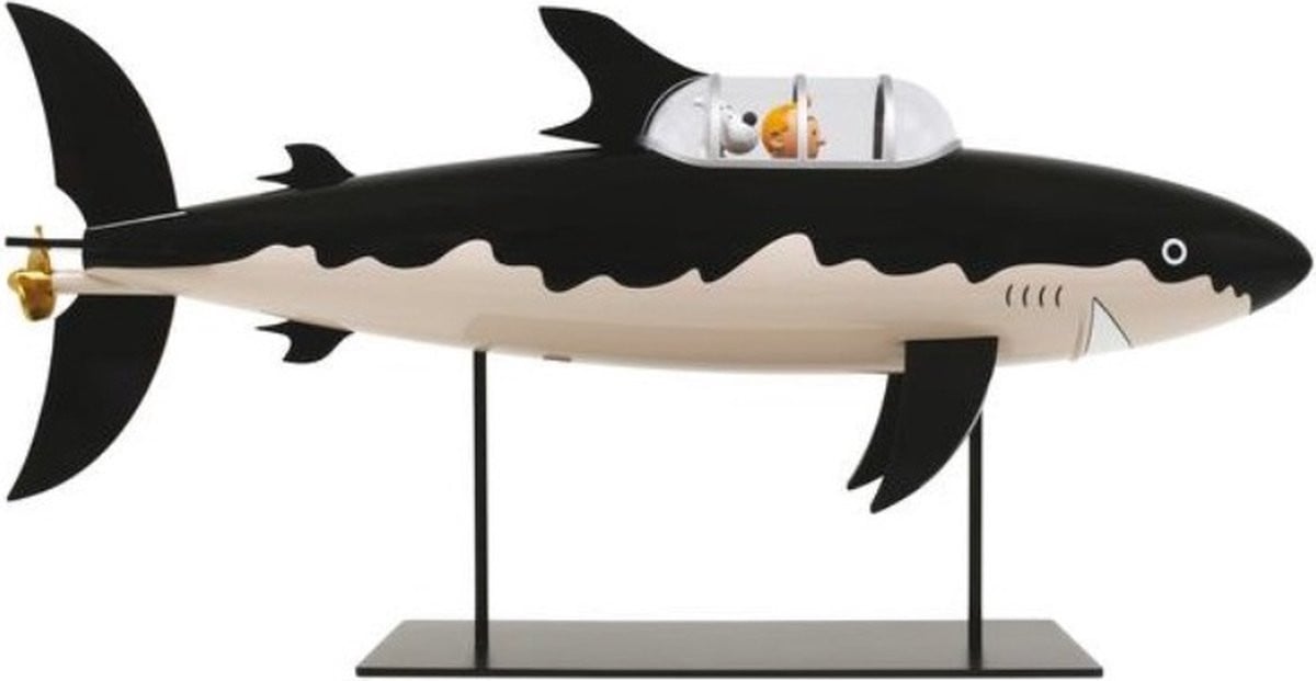 Moulinsart Kuifje Beeld De duikboot - 77 cm