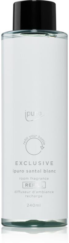 ípuro Exclusive Santal Blanc recharge pour diffuseur d'huiles essentielles 240 ml