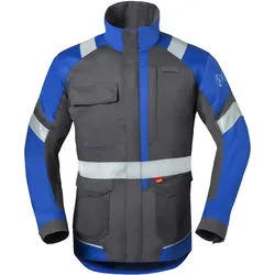 Multinorm Langjacke "50285" 5safety Image+ - 66 - dunkelgrau/kornblau