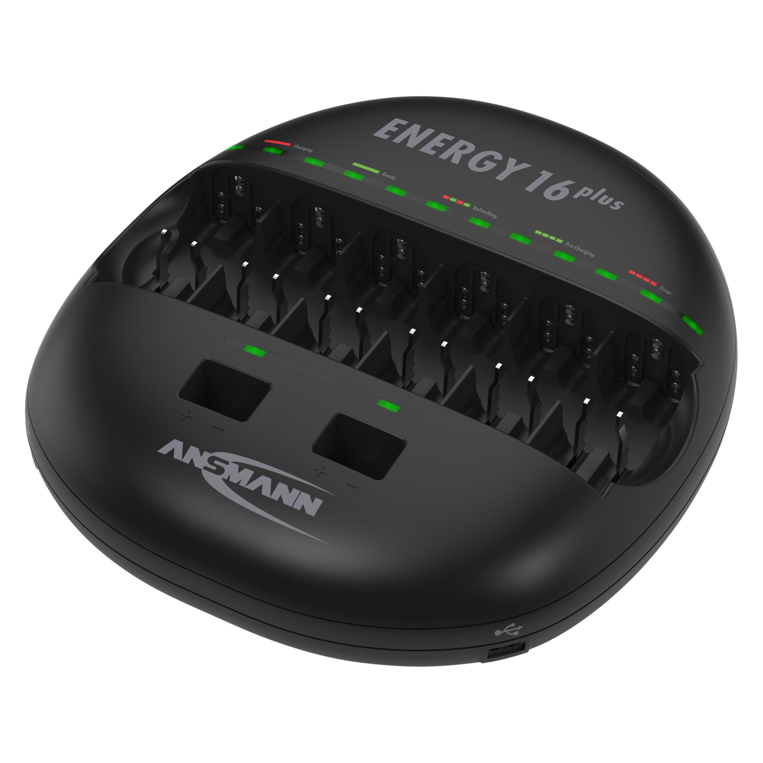 Ansmann Energy 16 Plus (1 Stk., Ladegerät ohne Akku) (5.2071.23)