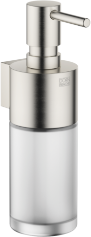 Dornbracht Spender 83435970-06 Wandmodell, Flasche aus Kristallglas, matt, Platin matt