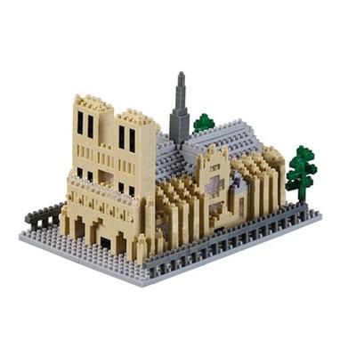 BRIXIES 200168 - Kathedrale notre-Dame, 3D Konstruktionsbausatz aus Ministeinen, 928 Teile