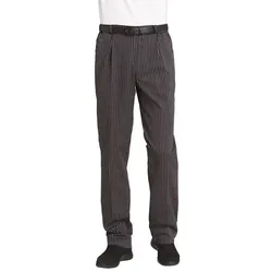 Koch-/Servicehose "12/6470" Webstreifen - 98 - pepita