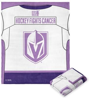 Northwest NHL Hockey Fights Cancer Jersey Golden Knights Silk Touch Throw