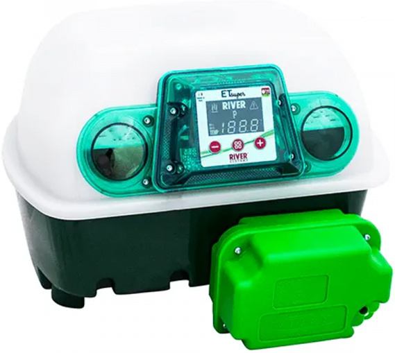 River Systems ET 12 SUPER - Incubatrice per uova automatica - 12 uova