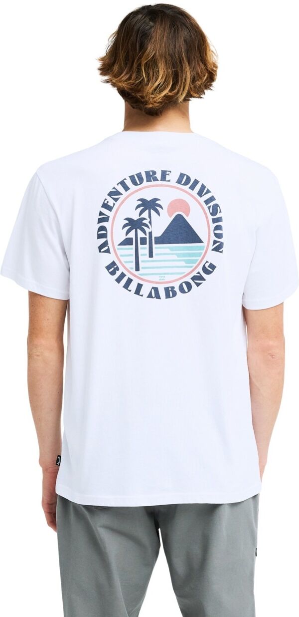 T-Shirt BILLABONG "Rockies", Herren, Gr. XL, weiss (weiß), Obermaterial: 100% Baumwolle., Shirts T-Shirt weiß XL