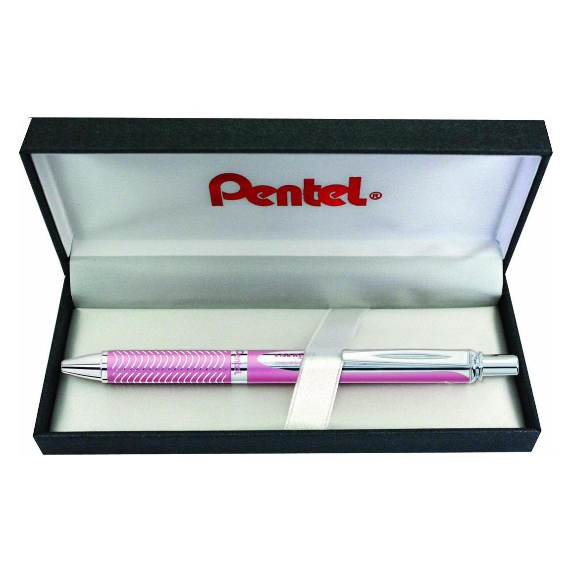 Pentel Gel-Tintenroller EnerGel Sterling BL407, pink (1x) (BL407P-BOX)