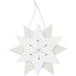 Make a Wish Star Dots Weihnachtsanhänger