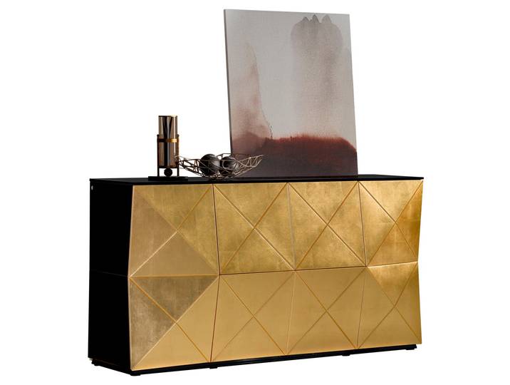 Ambiente Sideboard RUBY PLUS, gold, Holznachbildung