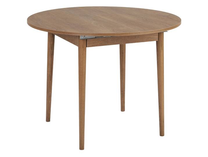 Esstisch Georis 100 Prozent melaminbeschichteter Holzwerkstoff Kafkas Eiche Massivholz B 100 T 100 cm - Material: 100% melaminbeschichteter