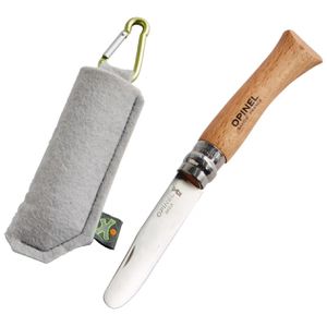 Haba Schnitzmesser Terra Kids Opinel, Set, gerade Klinge, mit Etui