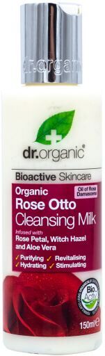 Dr. Organic Leche Limpiadora Rose Otto 150 ml